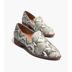 Madewell Frances Loafer, Stamped Snake